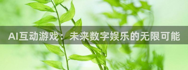 AI互动游戏：未来数字娱乐的无限可能