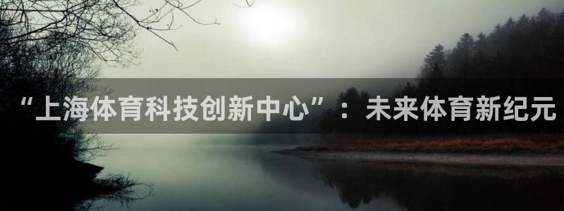 “上海体育科技创新中心”：未来体育新纪元