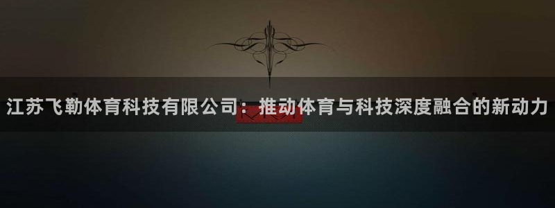 江苏飞勒体育科技有限公司：推动体育与科技深度融合的新动力