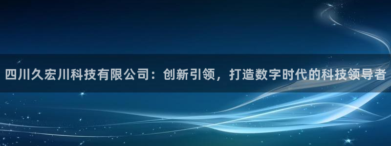 四川久宏川科技有限公司：创新引领，打造数字时代的科技领导者
